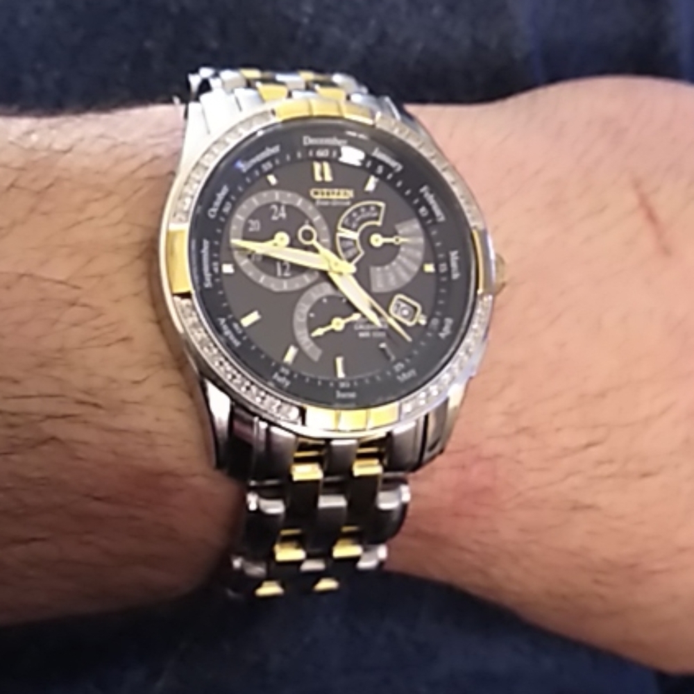 Citizen 8700 Calibre with diamond bezel